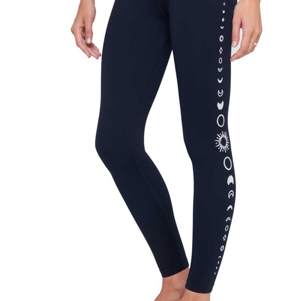 NWOT Spiritual Gangster Golden Icon Celestial Print Leggings Size XS/S